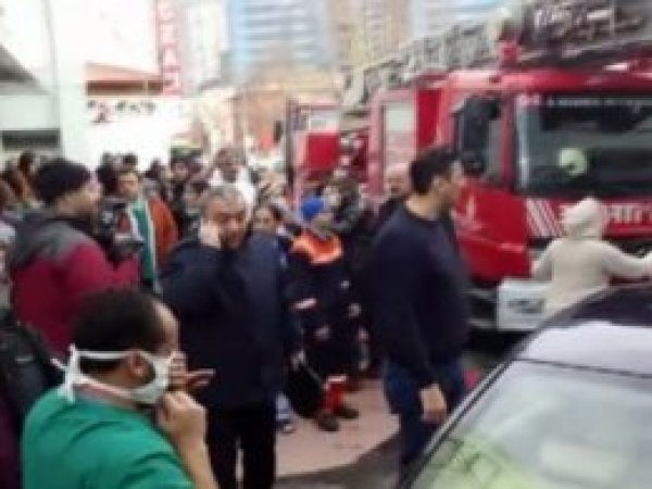 Şişli Hamidiye Etfal Hastanesinde yangın