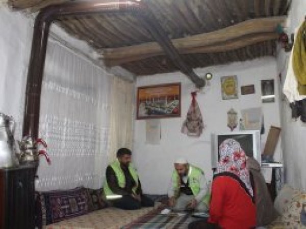 Çağrı-Der mağdur aileye yardımları ulaştırdı