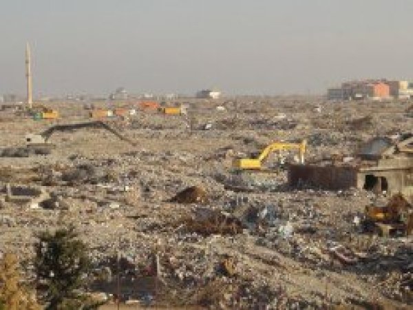 Nusaybin'deki yıkımdan geriye kalanlar