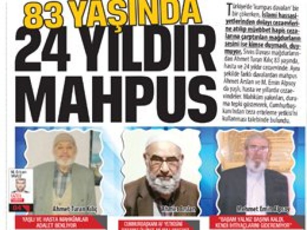 83 Yaşında 24 Yıldır Mahpus