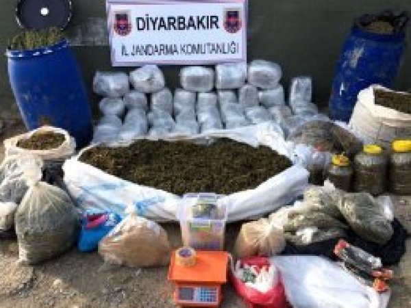 Bir yılda 84 ton esrar ele geçirildi