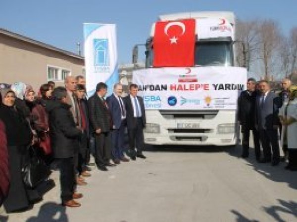 Van'dan Halep halkına yardım