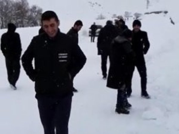 Siyer sınavından dönerken mahsur kaldılar