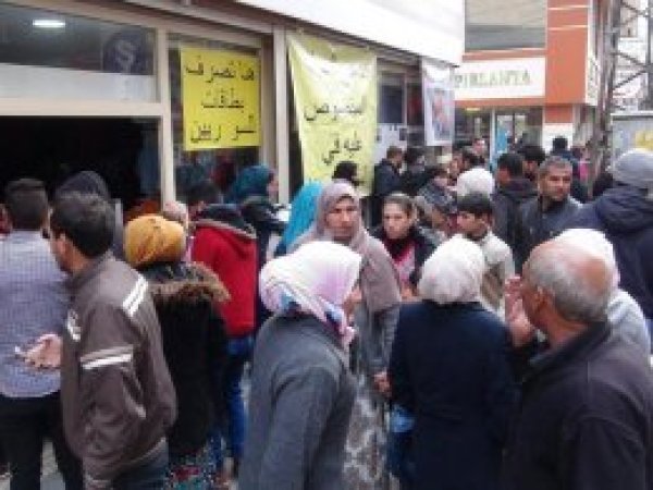 Suriyelilerin alışveriş yoğunluğu