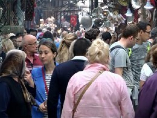 Antep'e turist akını
