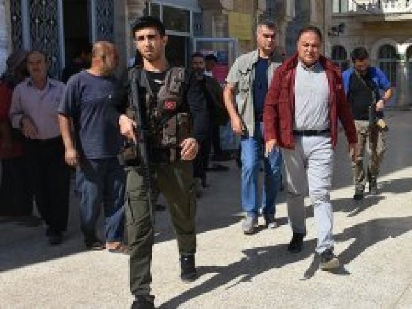 Kilis Valisi Tekinarslan Azez'de