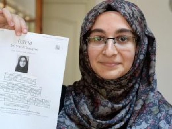 Sınavı geçersiz sayılan astım hastası hayaline kavuştu
