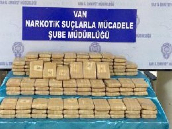 Van'da 61 kilo eroin ele geçirildi