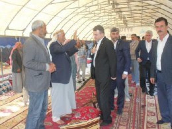 HÜDA PAR'dan Urfa'da taziye ziyareti