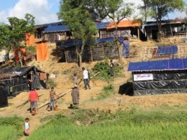 Tent house from Pro-Orphan and IHO EBRAR for Arakanese