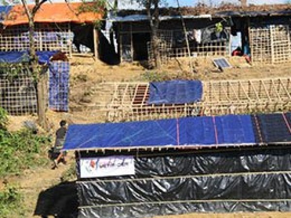 Tent house from Pro-Orphan and IHO EBRAR for Arakanese