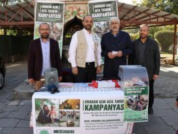 HÜDA PAR'dan Arakan standına ziyaret