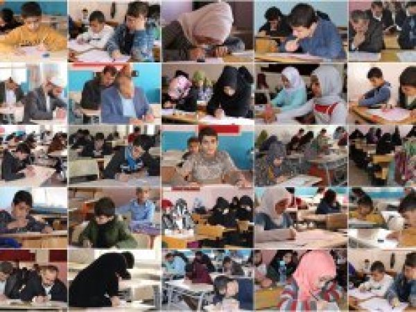 On binler 'Kur'an Pınarı'nda sınav heyecanını yaşadı