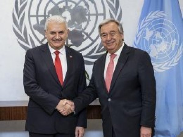 Yıldırım, Guterres ile görüştü