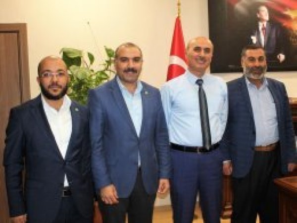 HÜDA PAR heyetinden Eyyübiye Kaymakamına ziyaret