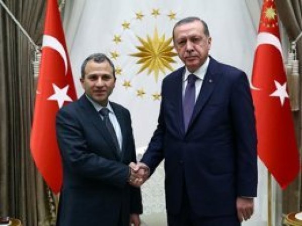 Erdoğan Lübnan Dışişleri Bakanı Bassil'i kabul etti