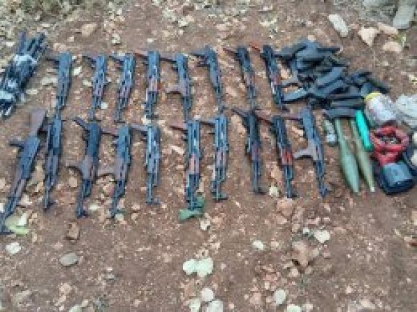 Nusaybin'de çok sayıda silah ve mühimmat ele geçirildi