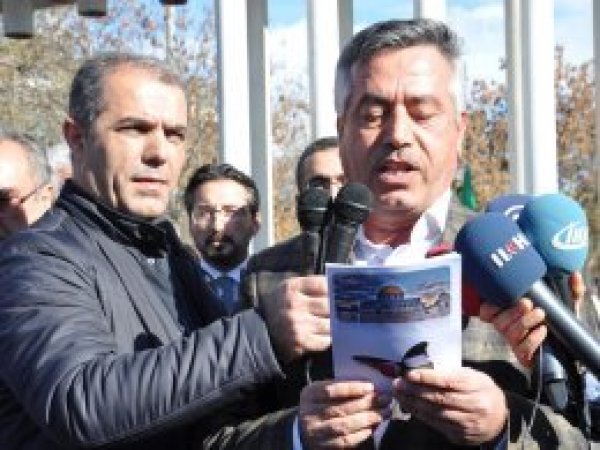 Batmanlılar ABD’nin şer planını protesto etti