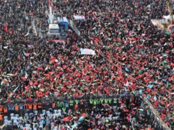 İstanbul'da Kudüs mitingine on binler katıldı