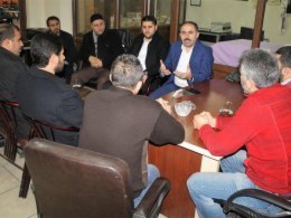 HÜDA PAR heyetinden Muş basına ziyaret