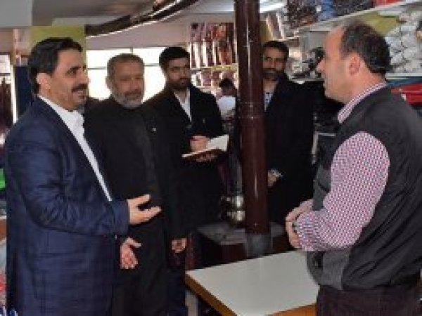 Malatya HÜDA PAR'dan esnaf ziyareti