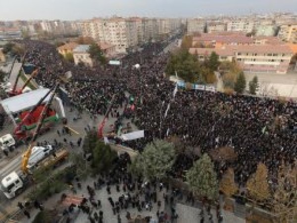HÜDA PAR'dan Diyarbakır'da Kudüs mitingi