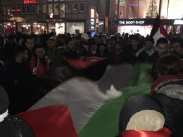 Almanya'da Trump'ın Kudüs kararı protesto edildi