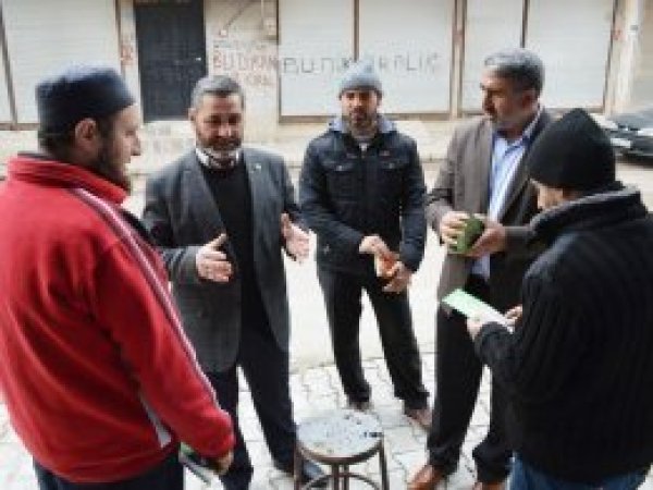 HÜDA PAR Hilvan İlçe Başkanlığından esnaf ziyareti