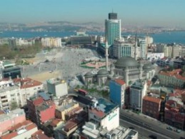 Taksim'e yapılacak caminin görüntüleri