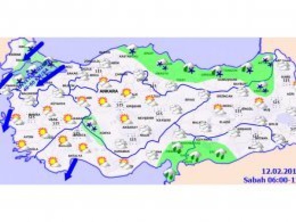 Türkiye genelinde hava durumu