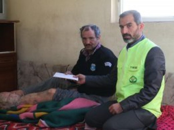 Rehber TV mağdur aileye 'köprü' oldu