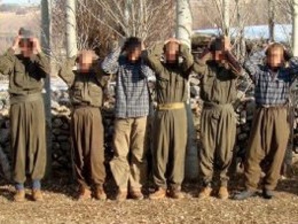 Şırnak'ta 5 PKK'li teslim oldu