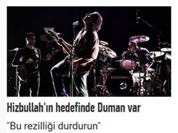 'Duman Hizbullah'ın hedefinde' çarpıtması