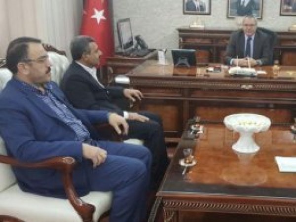 HÜDA PAR Kozluk esnafının sorunlarını Vali ile görüştü