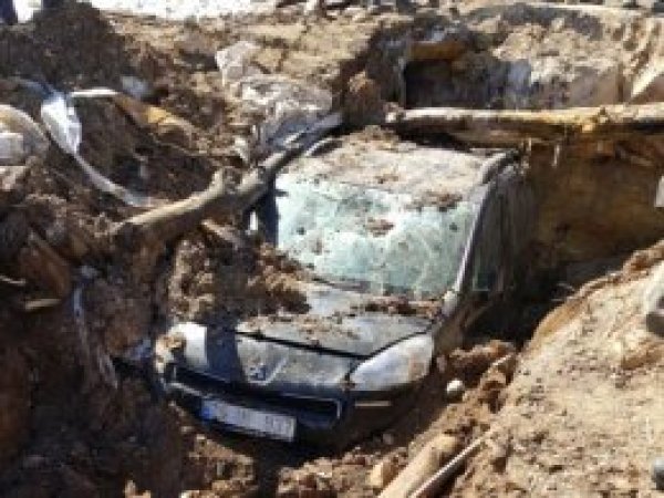 PKK'nin eylem aracı yerin altında bulundu