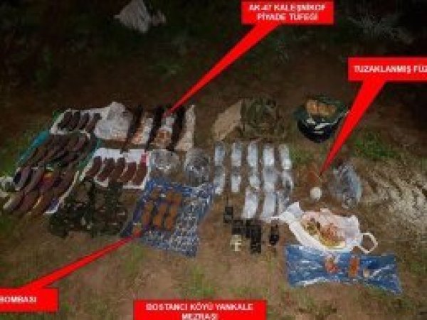Şırnak'ta çok sayıda silah ve mühimmat ele geçirildi