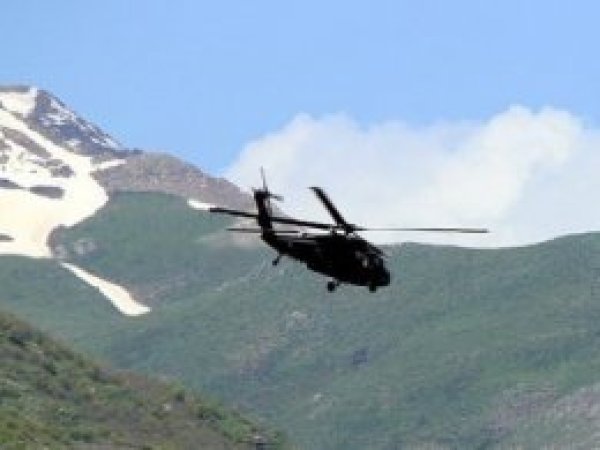 Tunceli'de hakim ve polisleri taşıyan helikopter düştü