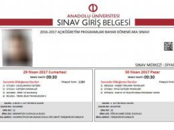 AÖF sınav giriş belgesi nasıl alınır?