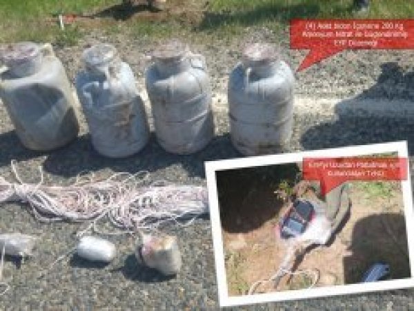 Diyarbakır’da 500 kilo patlayıcı imha edildi