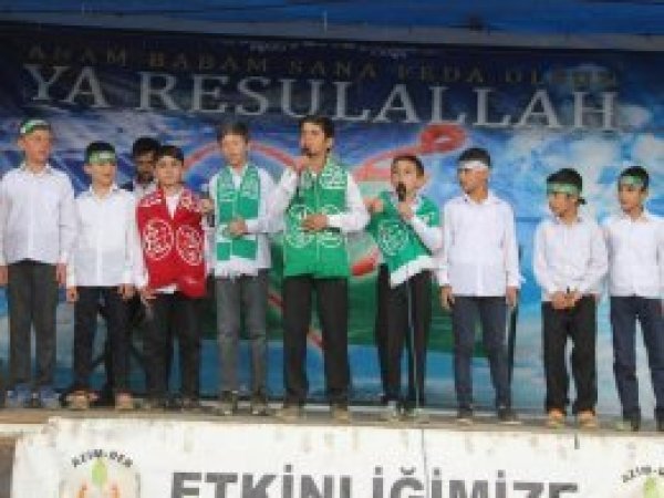 Kayapınar beldesinde Kutlu Doğum etkinliği