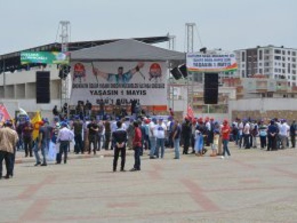 Batman’da 1 Mayıs etkinliği sönük geçti