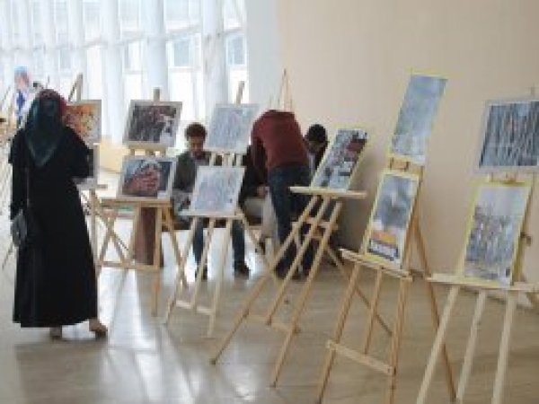 Öğrencilerden 'Mazlum Coğrafyalar' konulu fotoğraf sergisi
