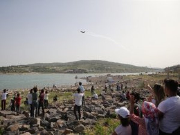 Antep semalarında F-16 gösterisi