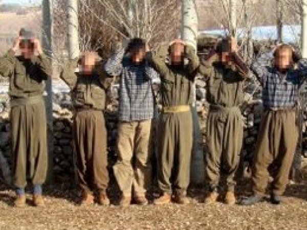 Silopi'de 5 PKK'li teslim oldu