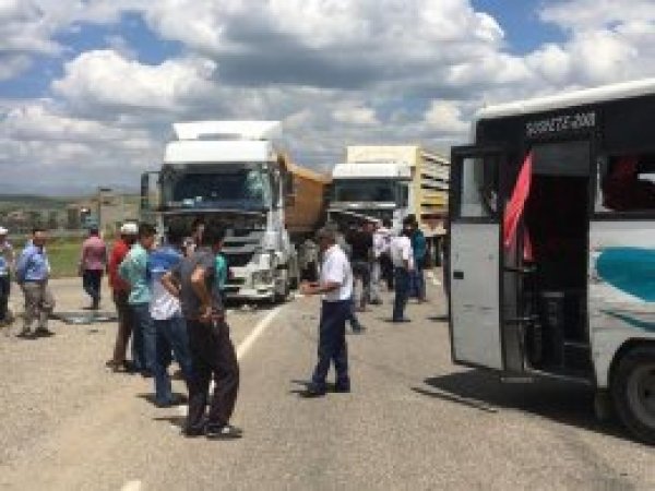 Batman’da zincirleme trafik kazası