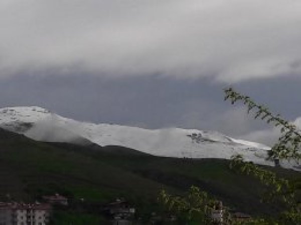 Mayıs ayında Bitlis beyaza büründü