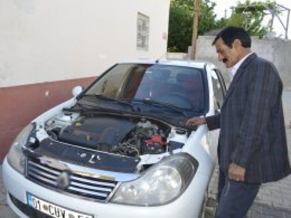 Hilvan'da ilginç araç soygunu
