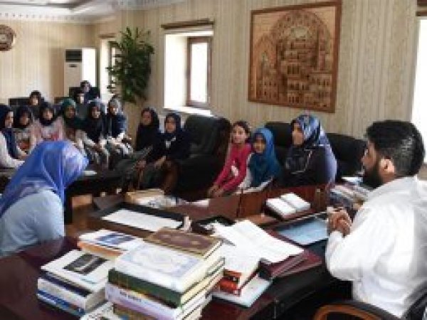 Minik hafizelerden Mardin Müftüsüne ziyaret