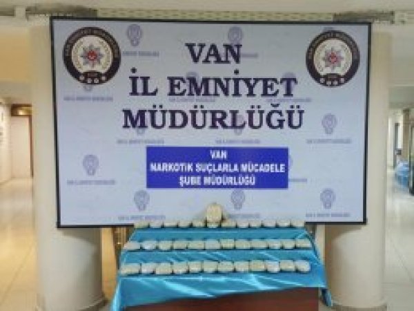 Van’da 20 kilo eroin yakalandı