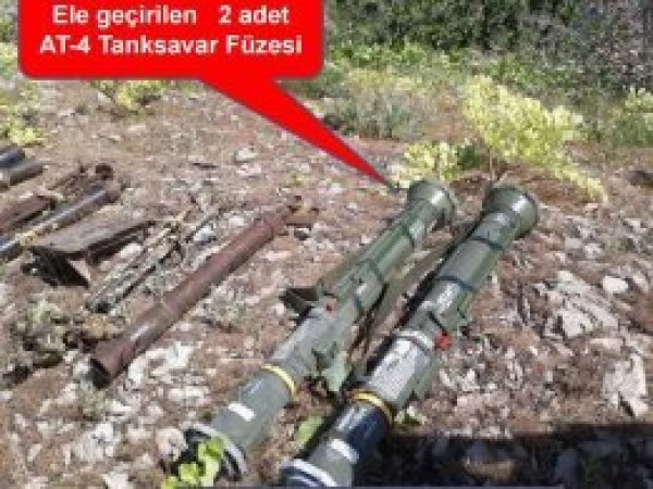 Şırnak'ta tanksavar füzesi ele geçirildi
